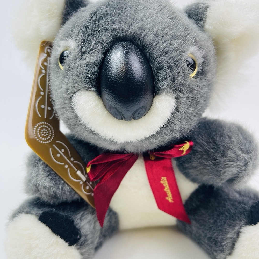 Uni-Toys Uniring Australia Koala with Boomerang 6" Plush Australia Stuffed Toy